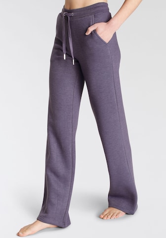 VIVANCE Wide leg Pants in Purple