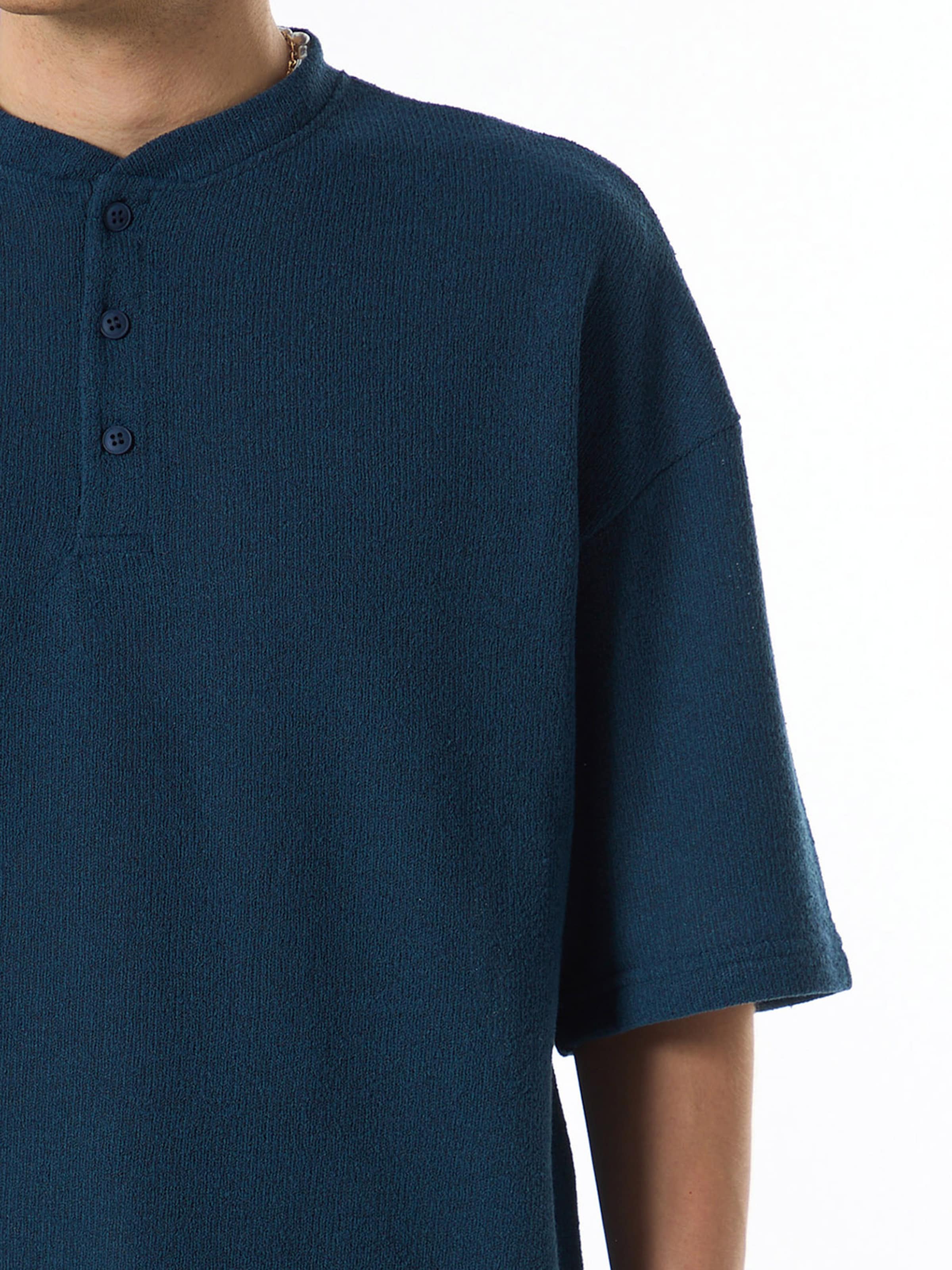 VAMOS CLO Tričko 'Pittsburgh' - Modrá