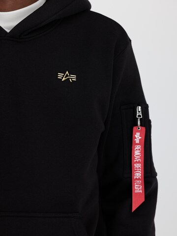ALPHA INDUSTRIES Свитшот в Черный