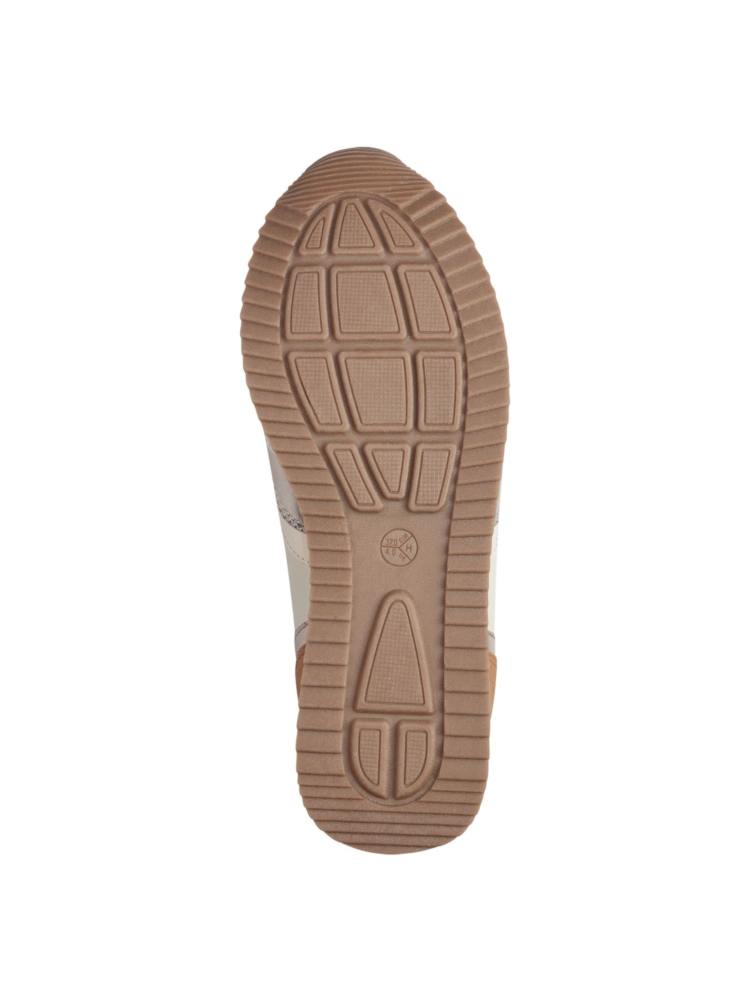 JANA Sneakers laag in Beige