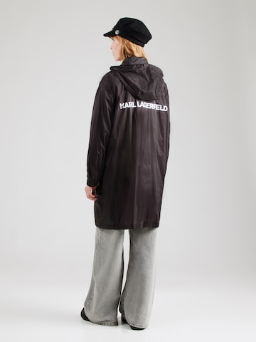 Karl Lagerfeld Prehodna jakna | črna barva: zadnja stran