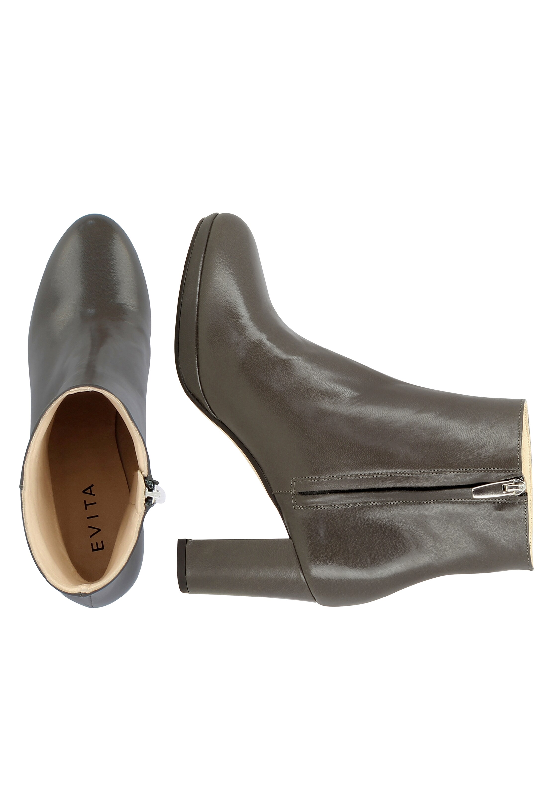 EVITA Damen Stiefelette BIANCA in Grau