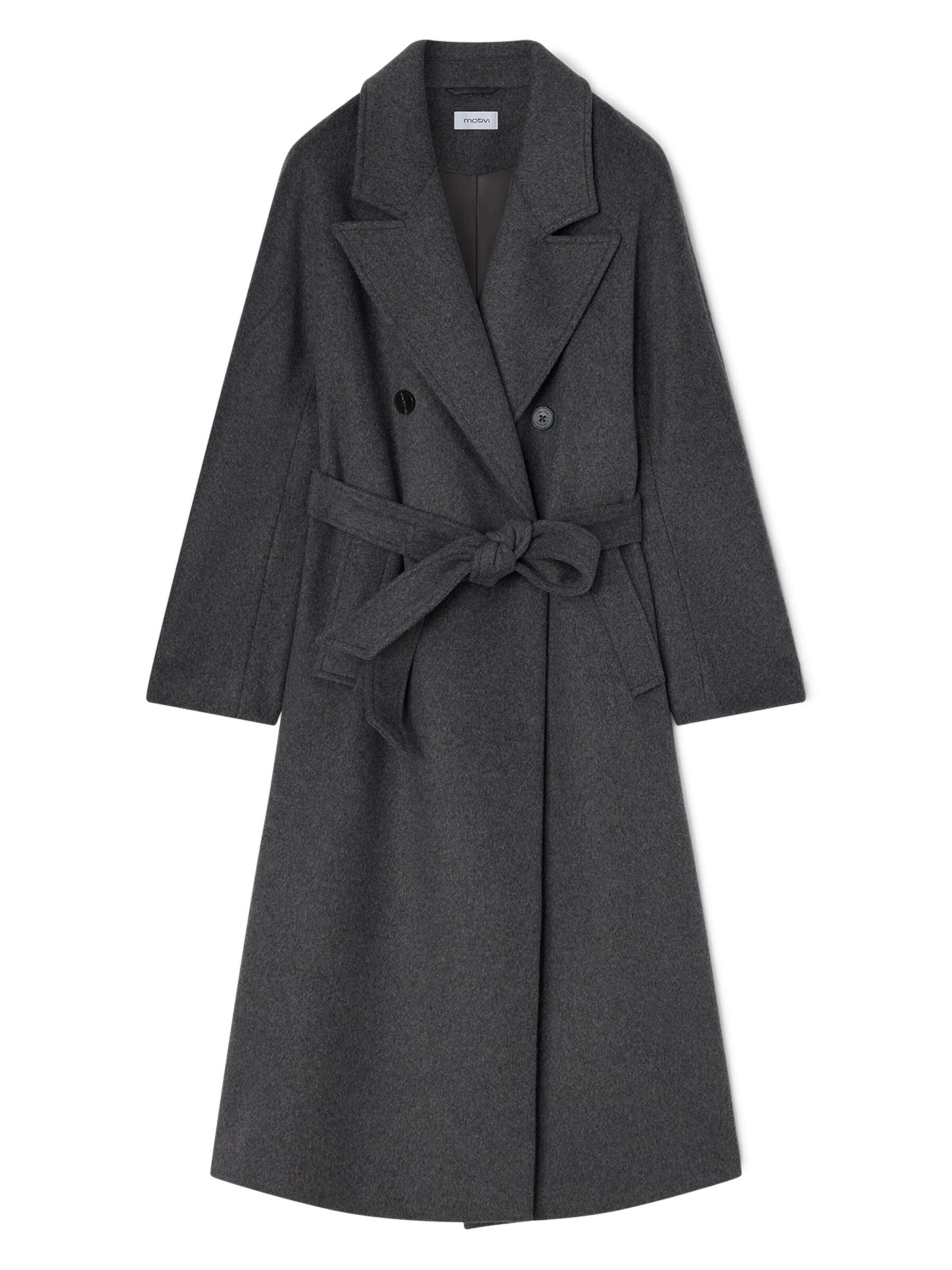 MOTIVI - Abrigo de invierno en gris: frente