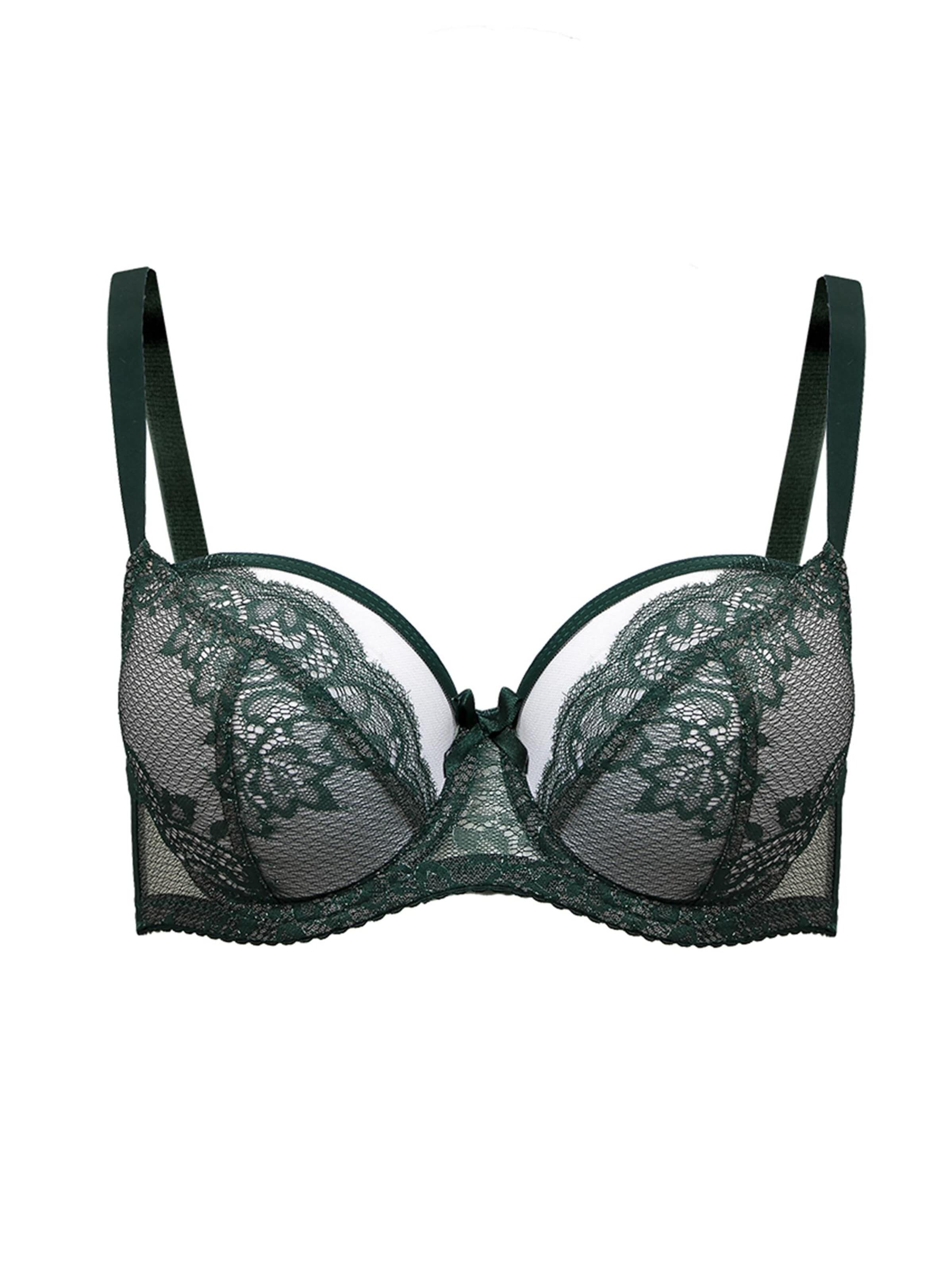 Vivisence Klassiek BH '1044' in Groen: voorkant