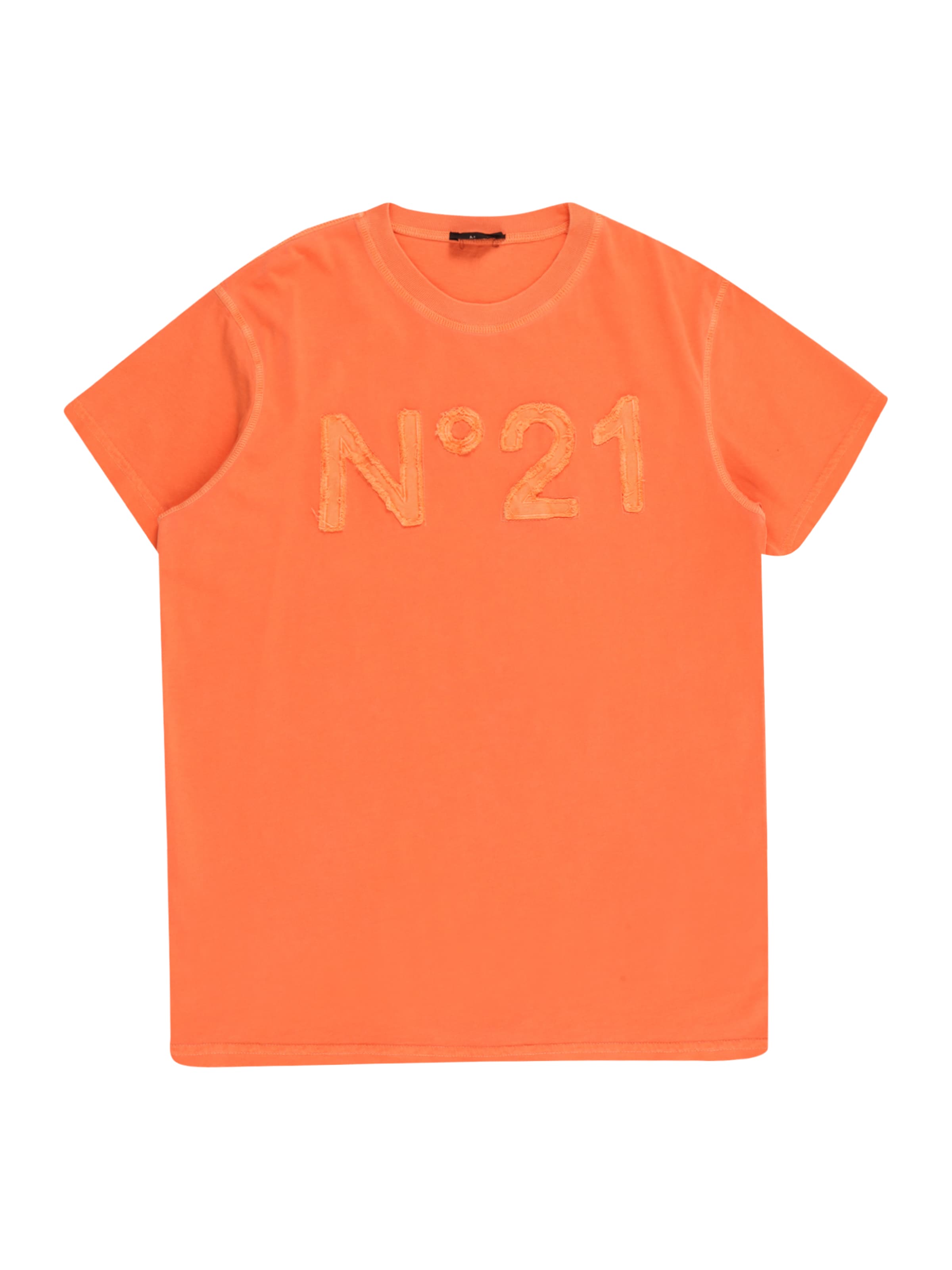 N°21 - Camiseta en naranja: frente