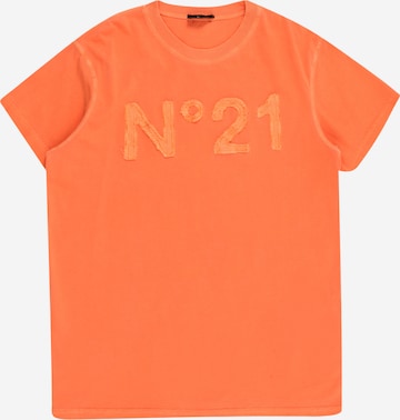 N°21 Shirt in Oranje: voorkant