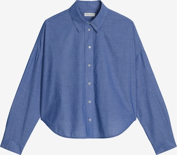 Marc O'Polo Bluse in Blau: Vorderseite