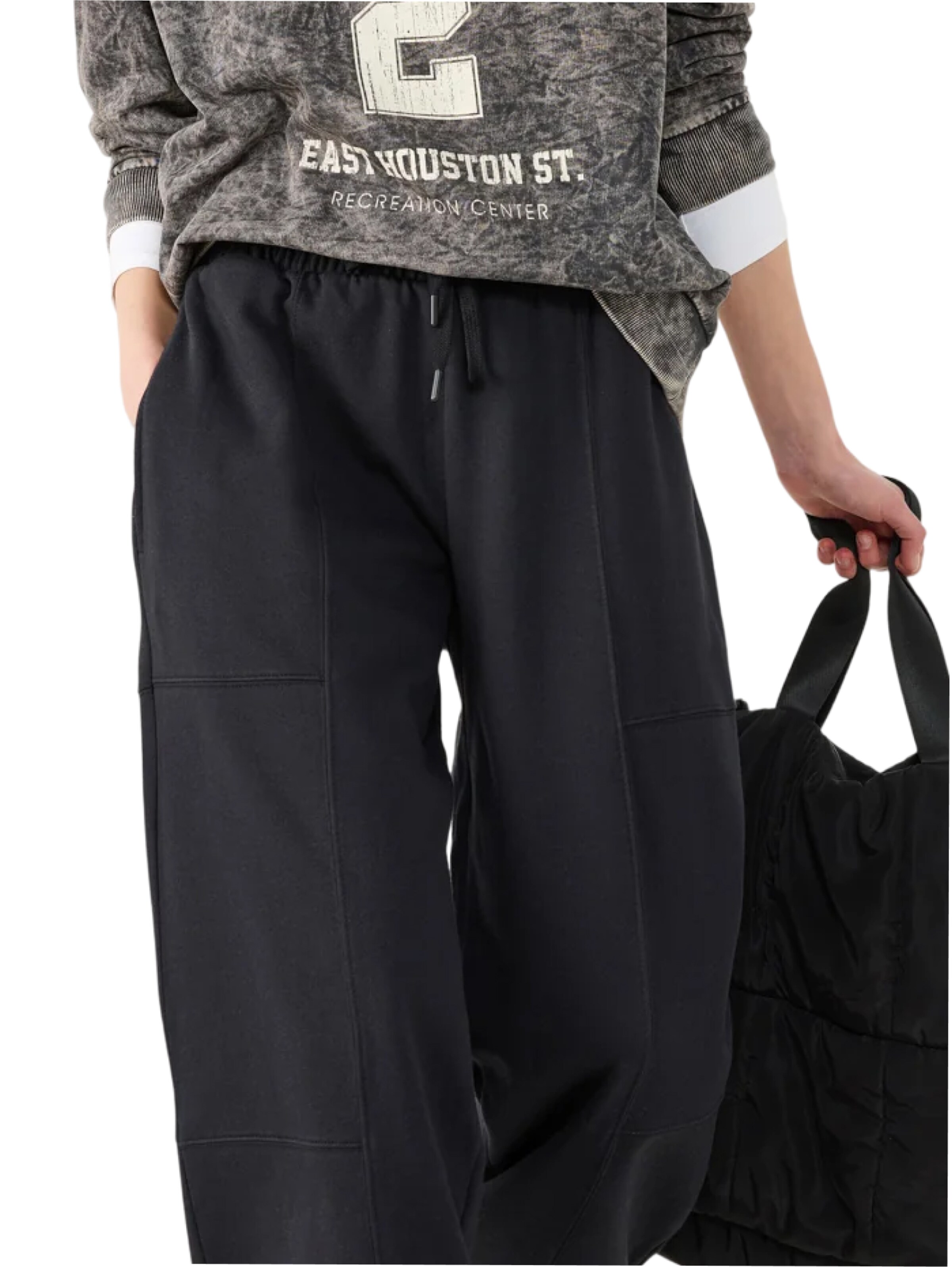 No Matter What Tapered Pants in Black