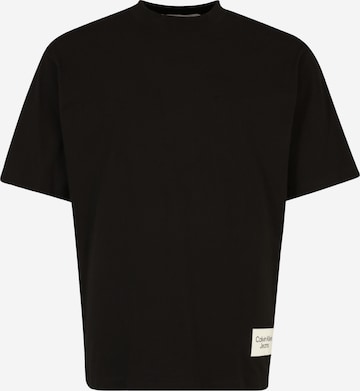 Calvin Klein Jeans Plus T-Shirt in Schwarz: predná strana