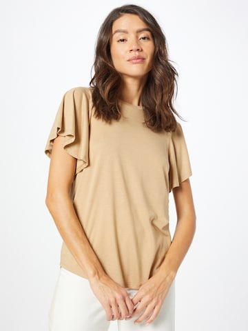 River Island T-shirt i brun: framsida