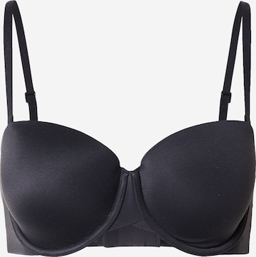 juoda Calvin Klein Underwear Plati Liemenėlė: priekis