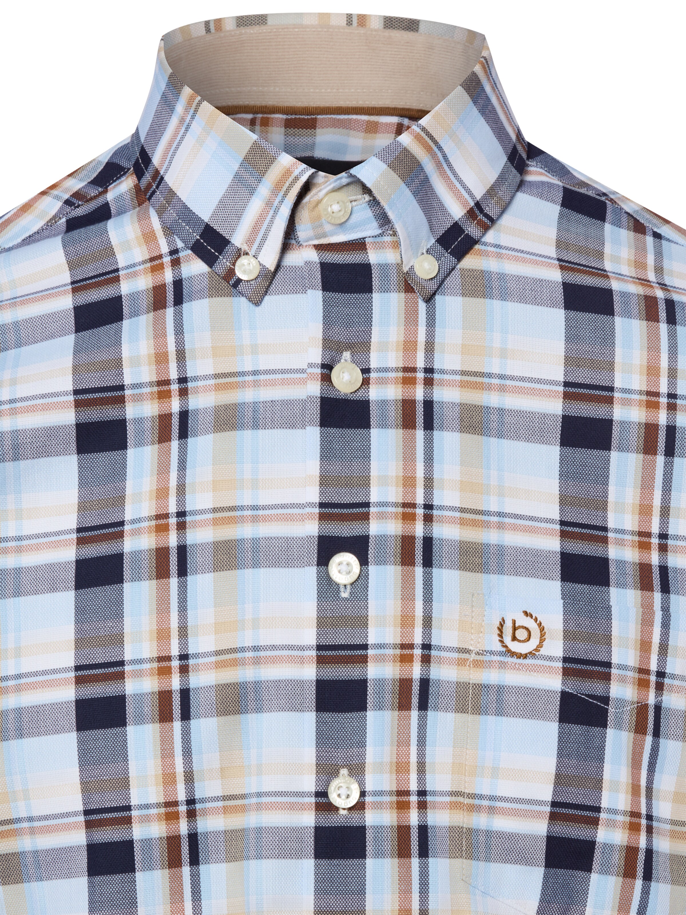 bugatti Regular Fit Hemd in Blau