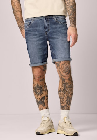 Street One MEN Regular Pants in Blue: front