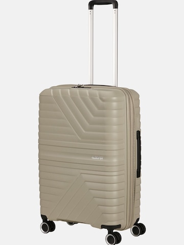 Trolley 'FLYTWIST SPINNER 67/24 TSA EXP' di American Tourister in beige