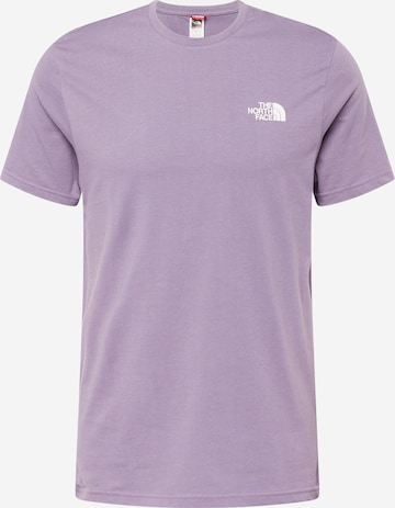 THE NORTH FACE Shirt 'Simple Dome' in Lila: voorkant