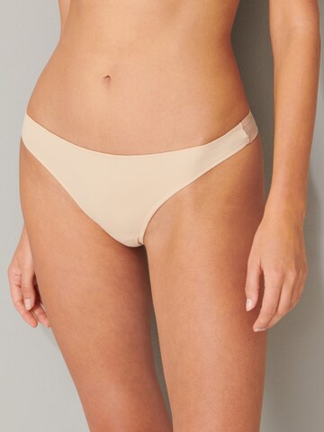 SCHIESSER String in Beige: voorkant