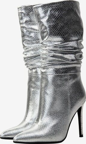 faina Stiefel in Silber