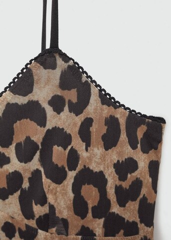 Rochie de vară 'Leo' de la MANGO pe maro
