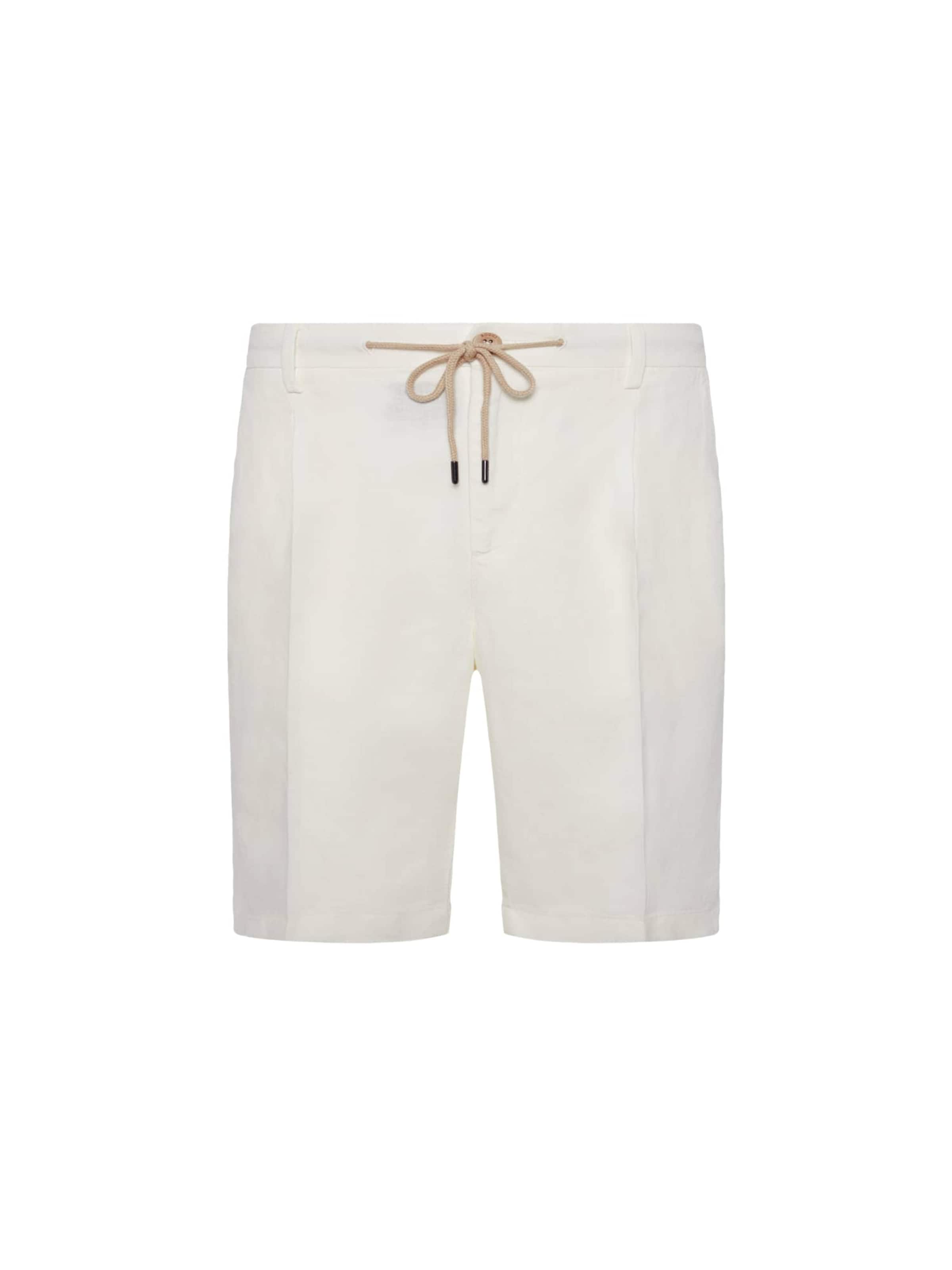 Boggi Milano Liibuv Püksid, värv valge: eest vaates