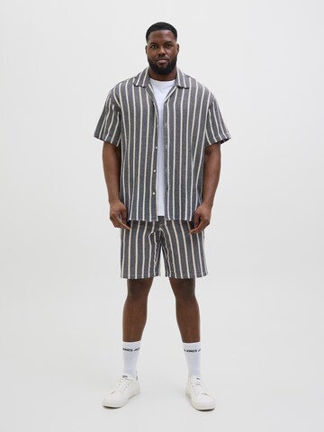 Jack & Jones Plus Regular fit Button Up Shirt 'JORCoba' in Blue