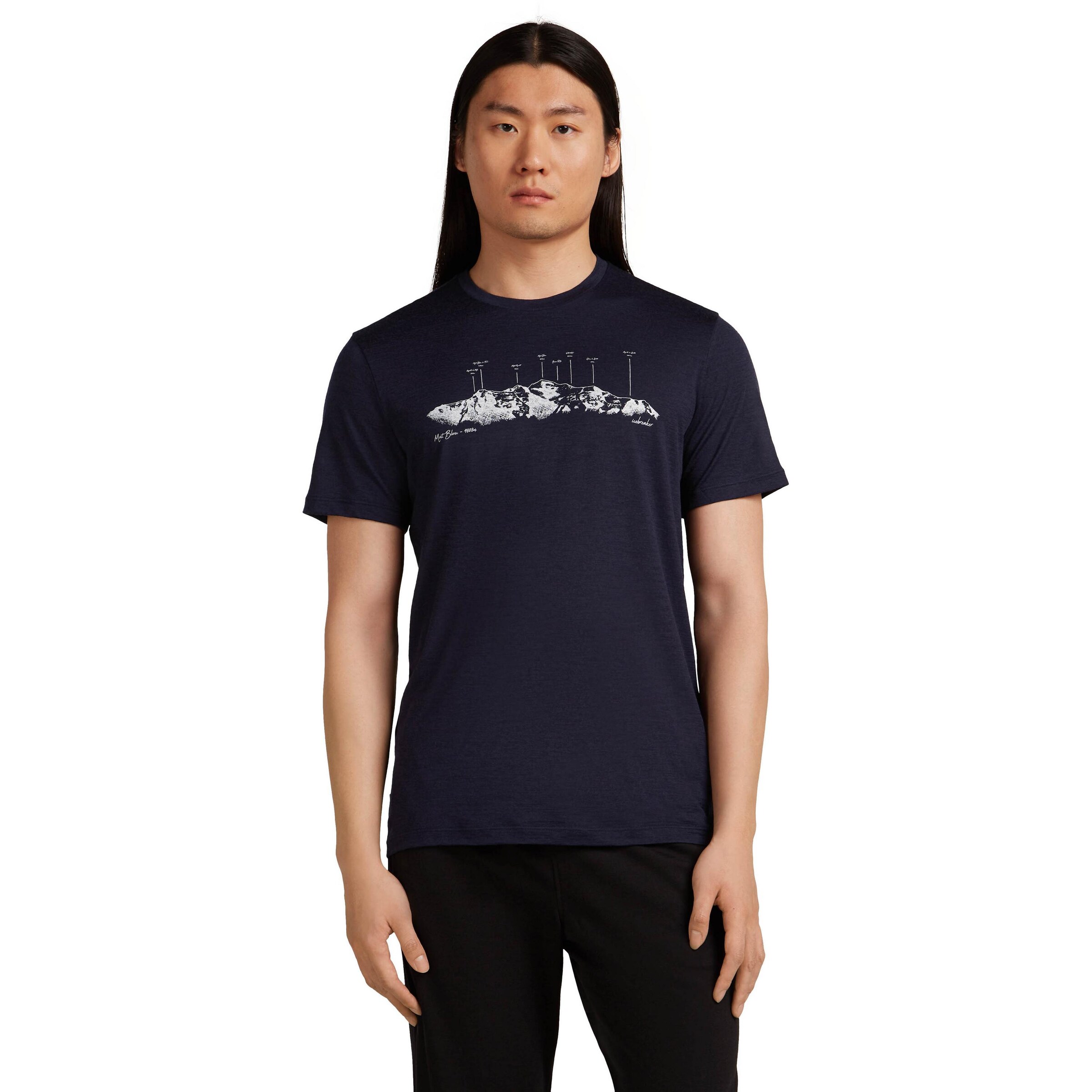 ICEBREAKER Performance Shirt '150 Tech Lite' in Blue: front