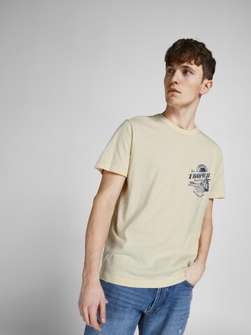 JACK & JONES T-Shirt 'BLUBRYSON' in Gelb