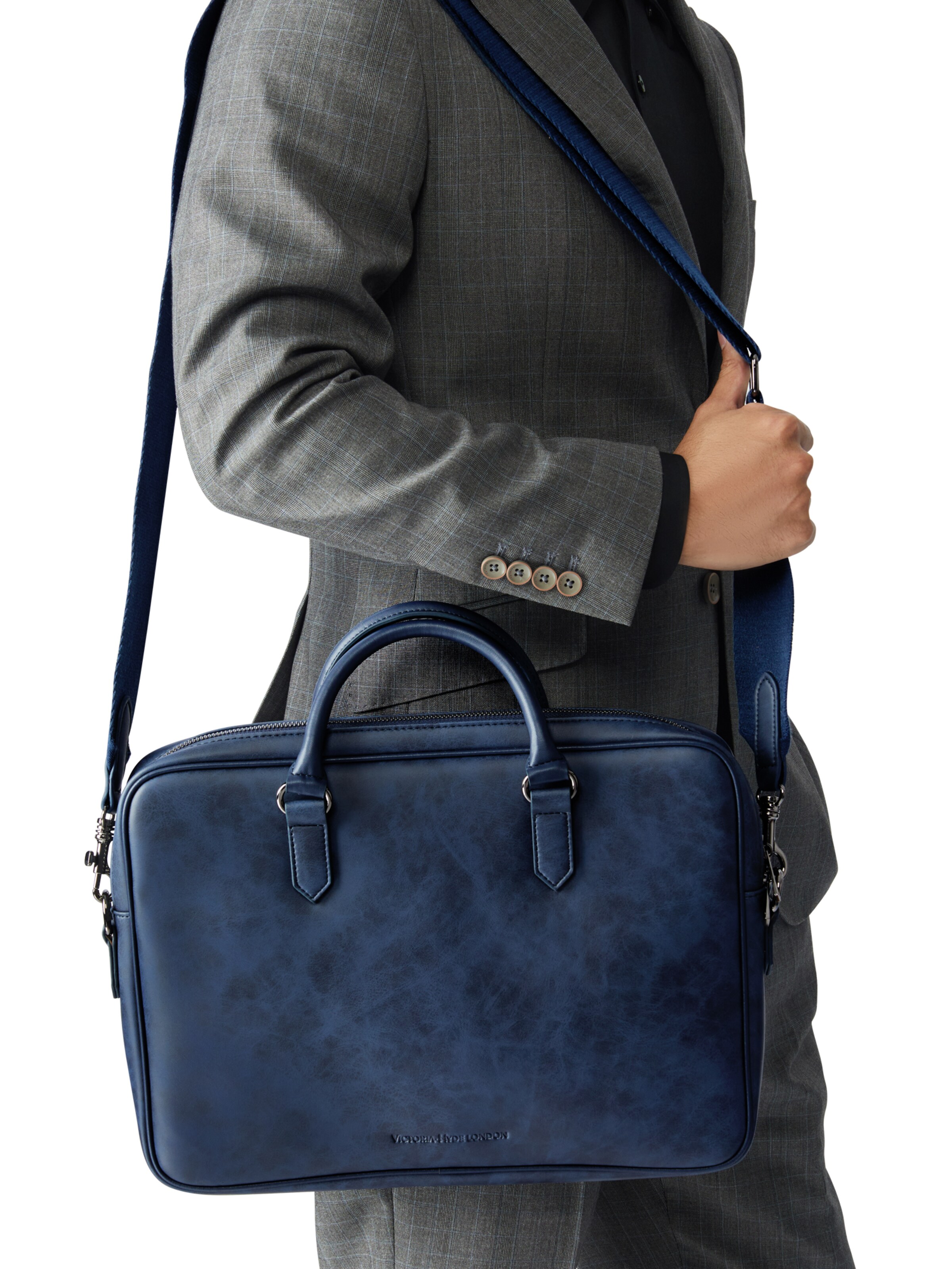 Valigetta ventiquattrore ' Daniel ' di Victoria Hyde in blu