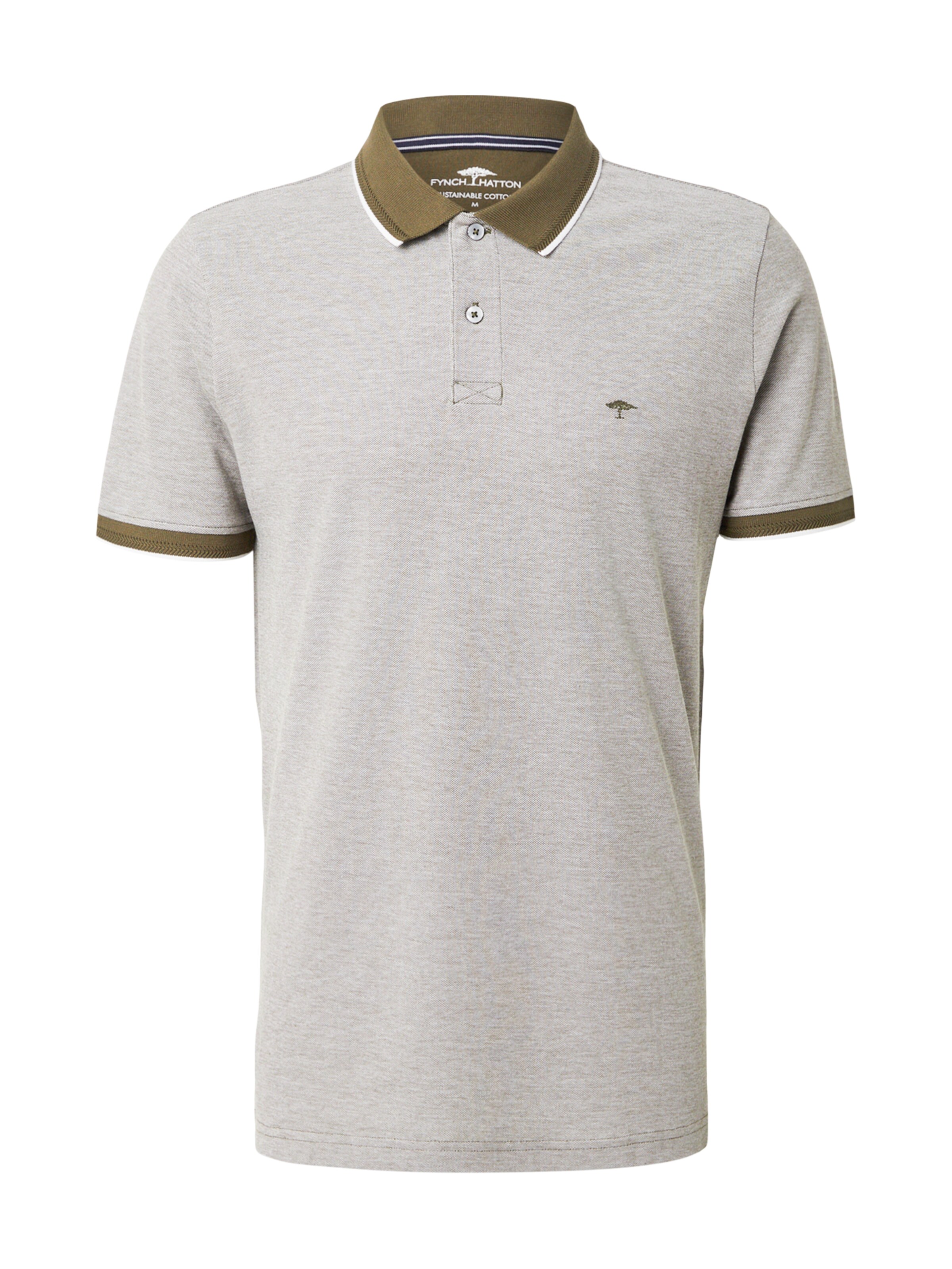 FYNCH-HATTON Poloshirt in Grau: Vorderseite