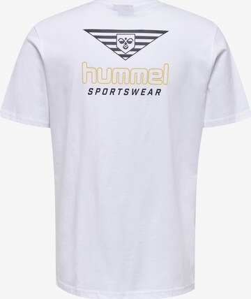 T-Shirt fonctionnel 'David' Hummel en blanc