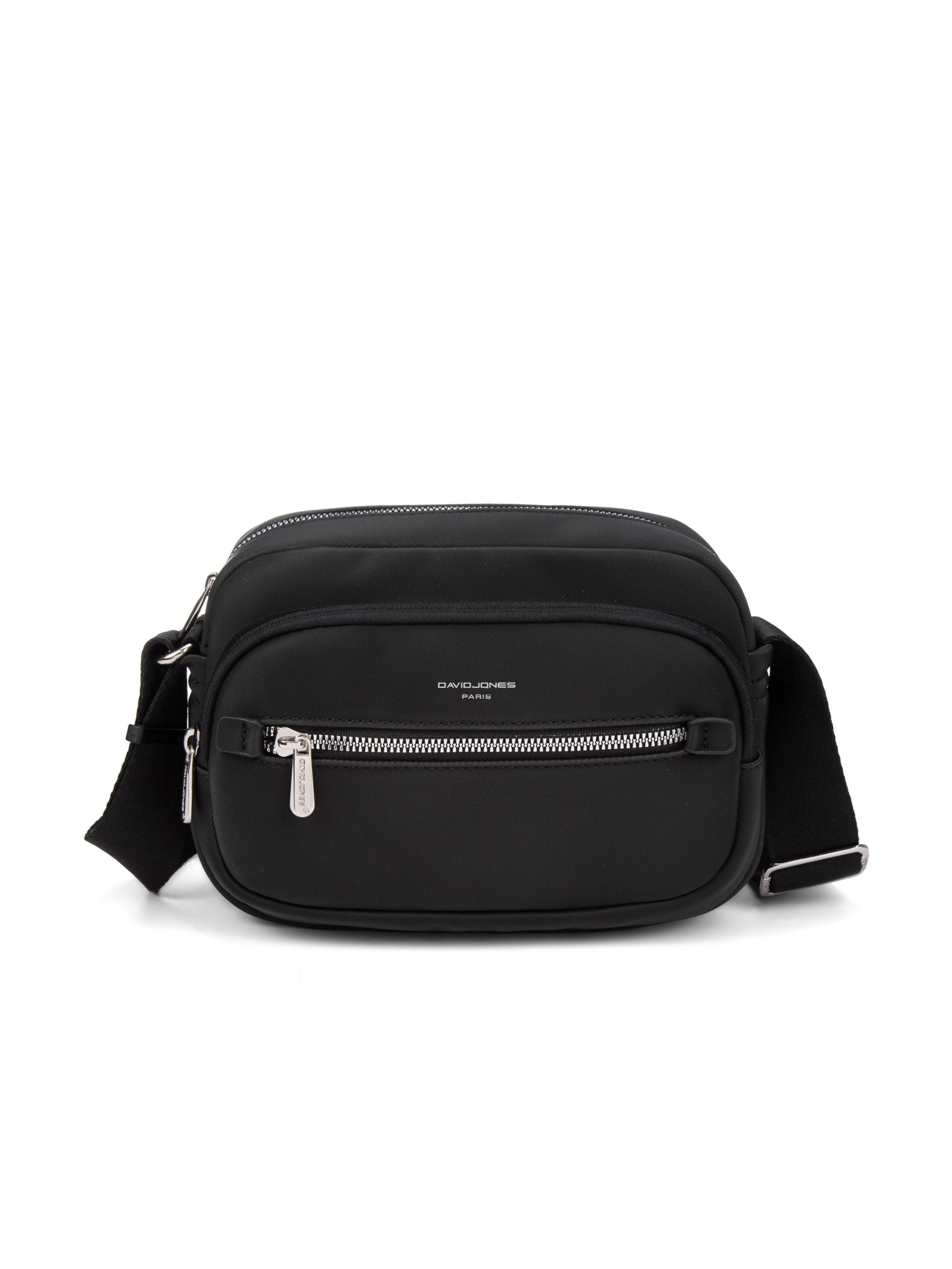 Borsa a tracolla di David Jones in nero: frontale