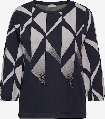 STREET ONE Shirt in nachtblau / weiß, Produktansicht