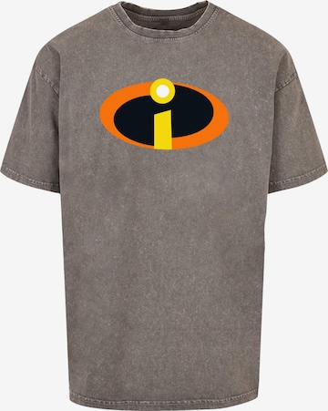 ABSOLUTE CULT Shirt 'The Incredibles 2 - Costume' in Grey: front