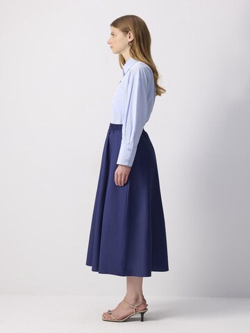 Touche Prive Skirt in Blue