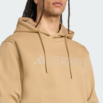 ADIDAS TERREX Sports sweatshirt in Brown