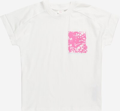 s.Oliver T-Shirt en bleu clair / rose / blanc, Vue avec produit