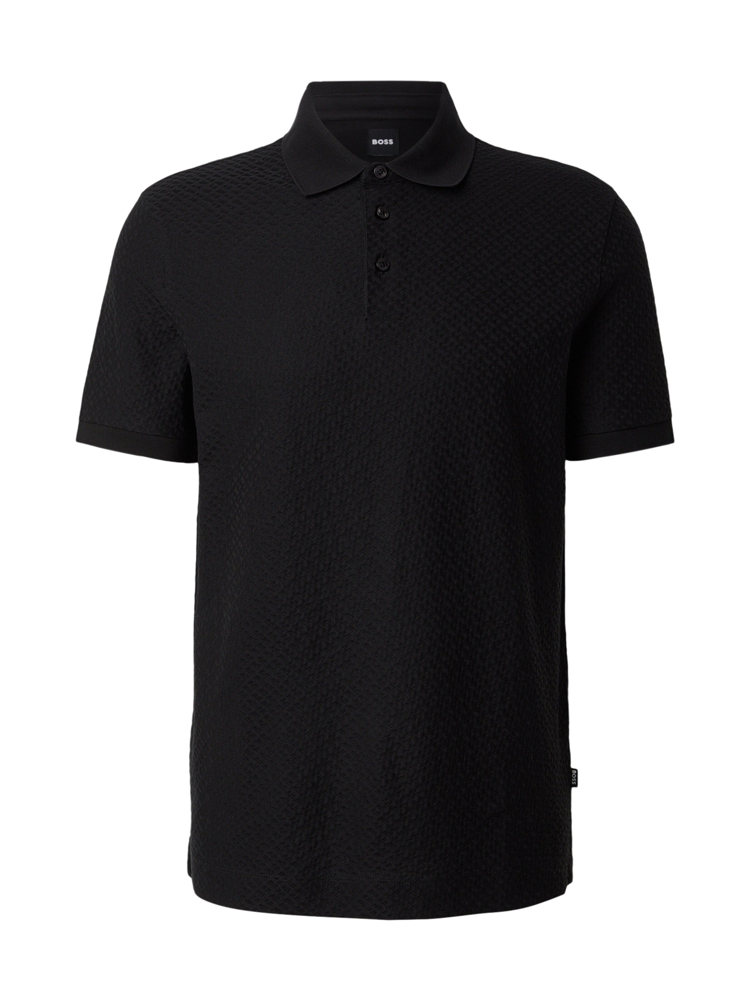 BOSS - Camiseta 'H-Prout 228' en negro: frente