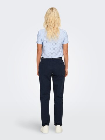 Slimfit Pantaloni chino 'ONLBIANA' di ONLY in blu
