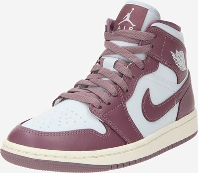 Jordan Baskets hautes 'Air Jordan 1' en lie de vin / blanc, Vue avec produit