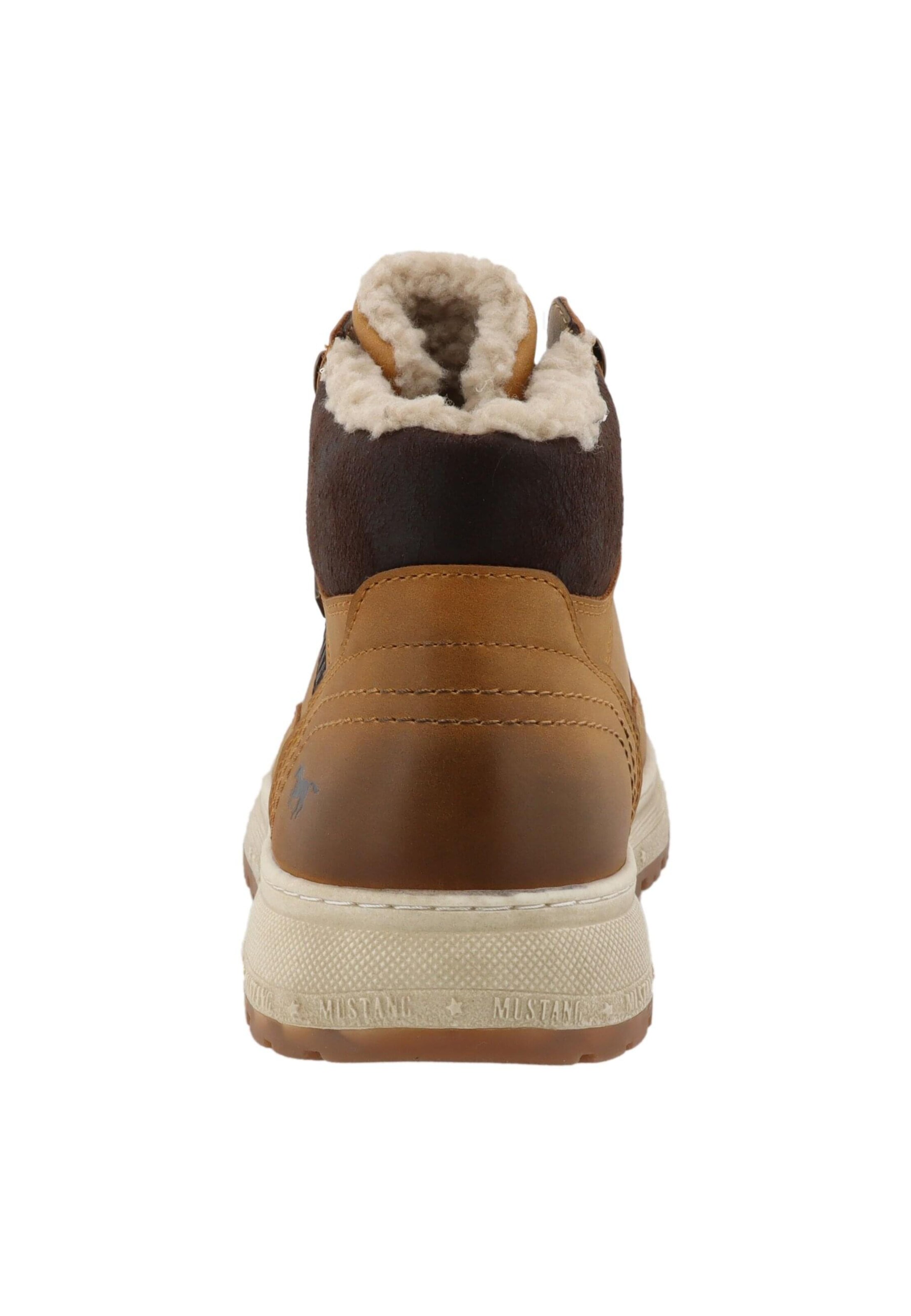 Bottines à lacets 'Puno' MUSTANG en beige