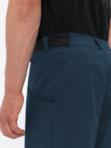 VAUDE Regular Outdoor trousers 'Loamer' in Blue