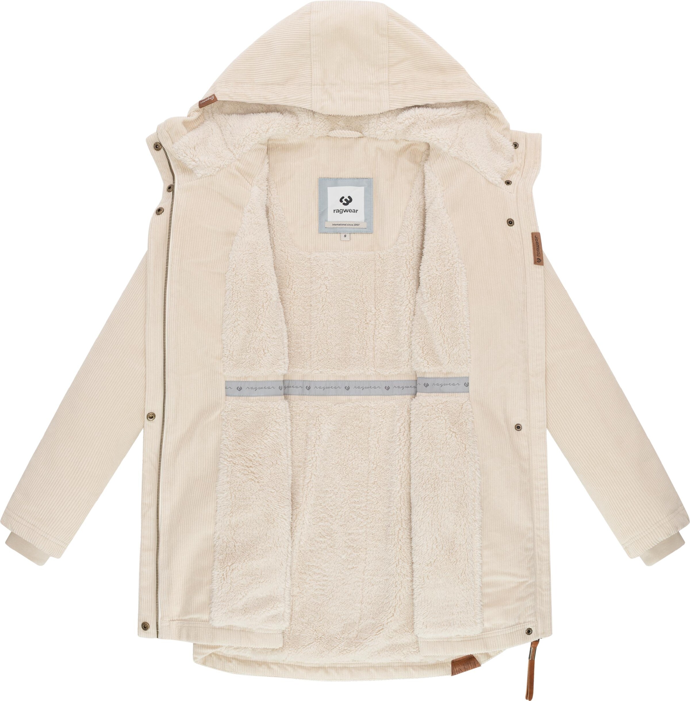 Ragwear Зимна парка 'Ellsie Cordy' в бежово