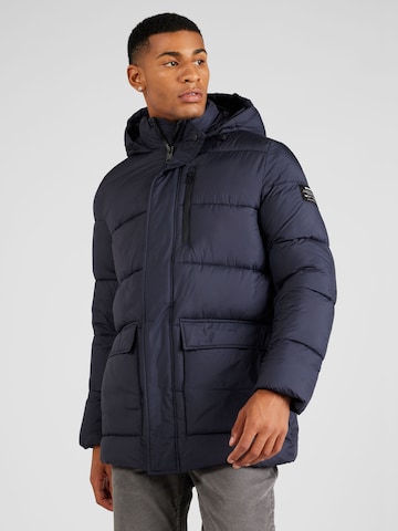 ECOALF Winter Jacket 'MOLA' in Blue: front