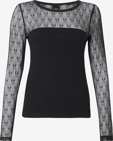 juoda PINKO Marškinėliai 'VIOLINISTA': priekis