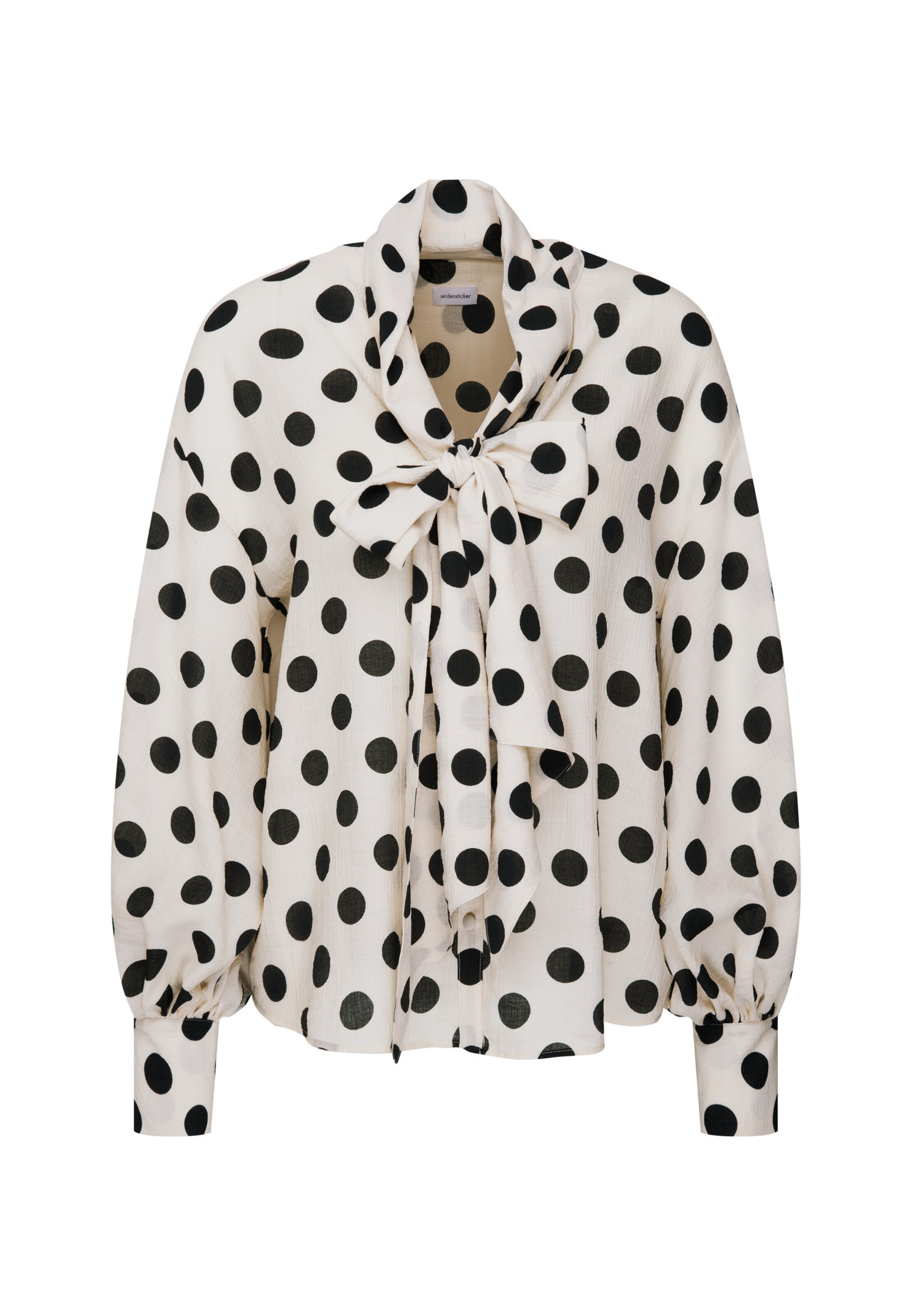 SEIDENSTICKER Blouse 'Schwarze Rose' in White: front