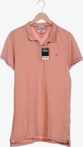 Tommy Jeans Poloshirt XL in Orange: predná strana