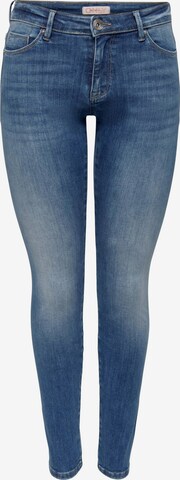 Skinny Jean ONLY en bleu : devant