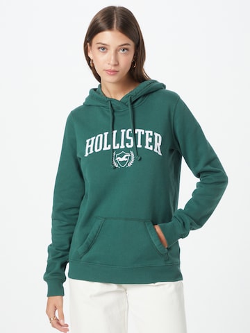 HOLLISTER Sweatshirt in Green: front