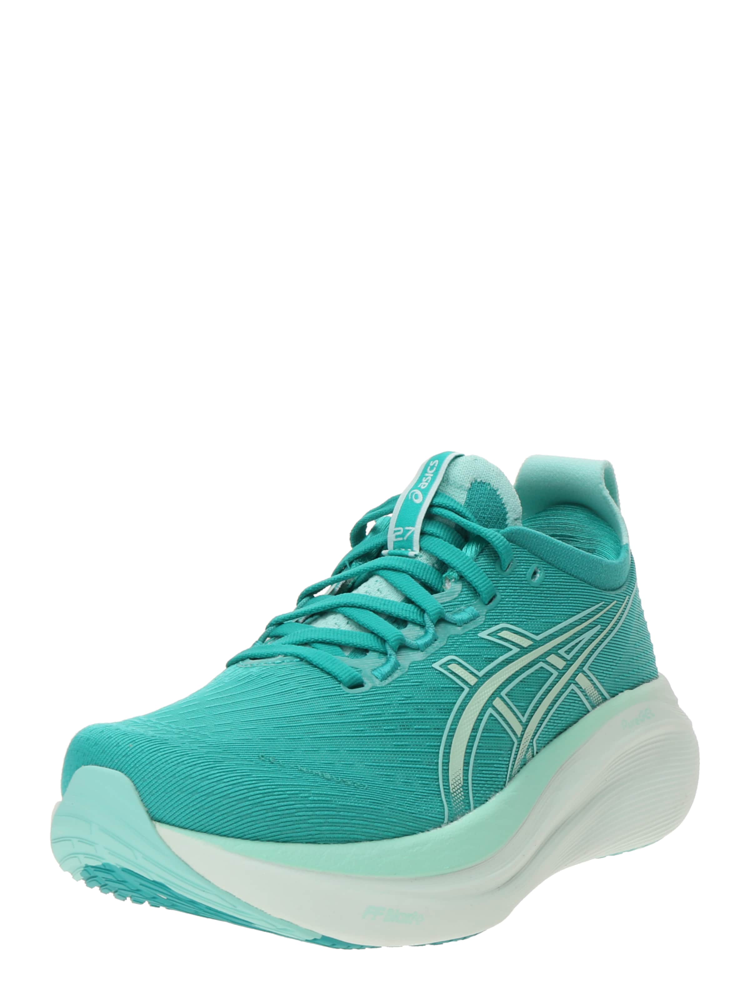 Sneaker de alergat 'Gel-Nimbus 27' de la ASICS pe verde: față