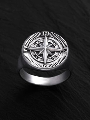 REYTEL - Anillo 'Compass Polar Star' en plata