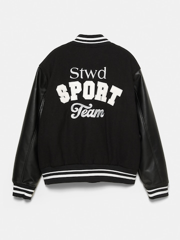 Giacca di mezza stagione 'STWD' di Pull&Bear in nero